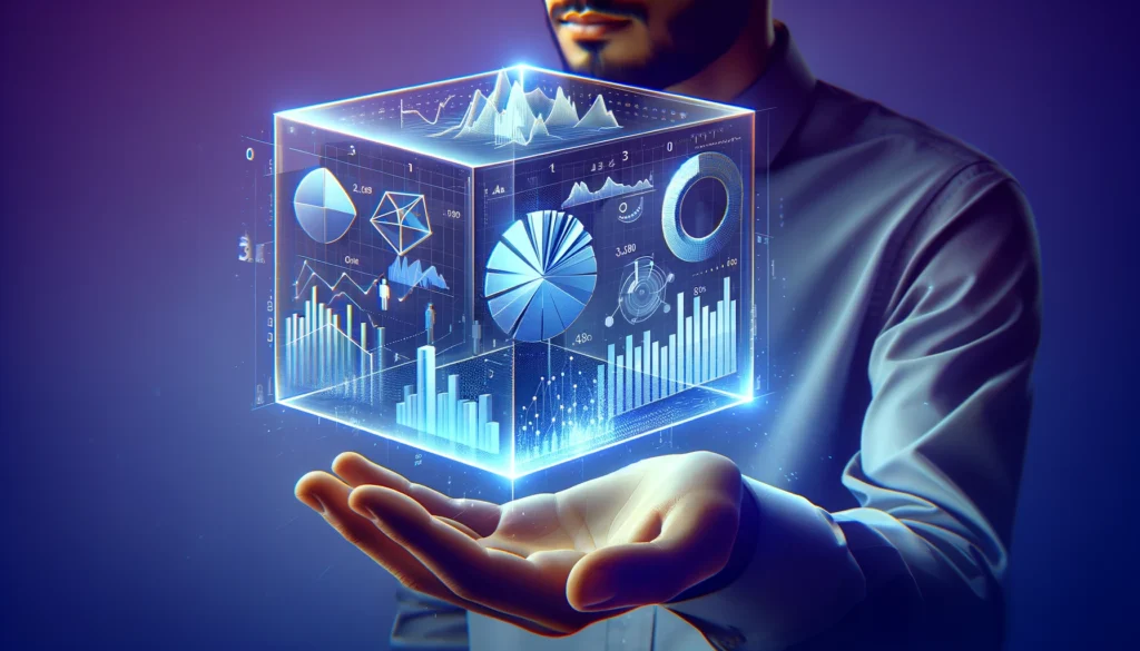 Transparente Web Analyse in einem Würfel